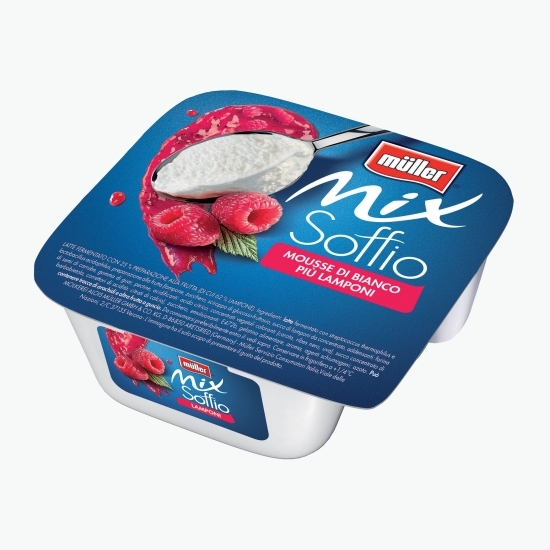 Iaurt Mix Soffio cu zmeură 120g