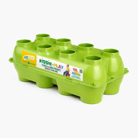 Ouă de la găini pășunate Kiddie Play, mărimea M-L, 8 buc