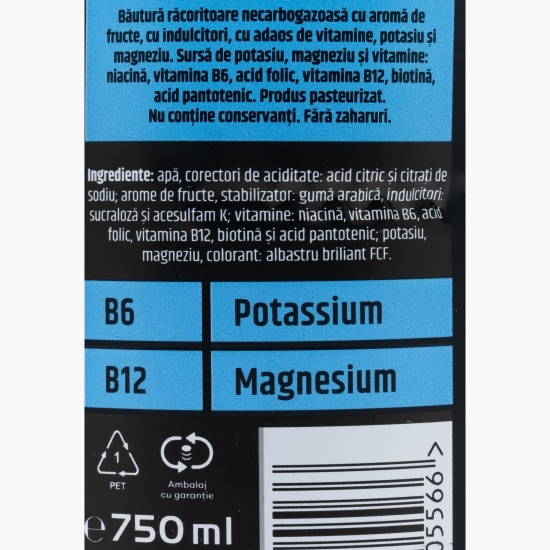 Băutură cu electroliți, zero zahăr, cu aromă de multifructe Sportcap 750ml