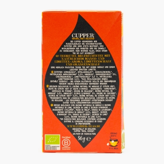 Ceai eco Mango & Citrice, 20 plicuri, 36g