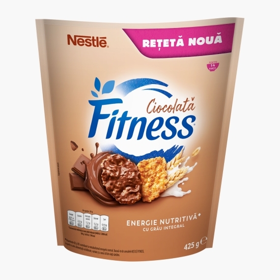 Cereale integrale de grâu și ovăz cu ciocolată 425g