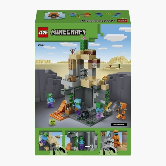 Temnița cu zombi, 21587 Minecraft, 284 piese, +8 ani