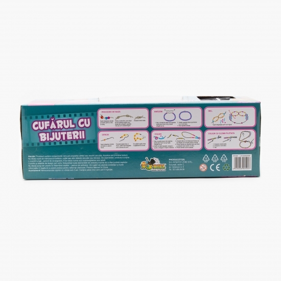 Set creativ cufărul cu bijuterii 5+ ani