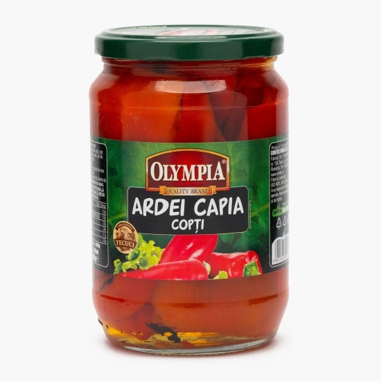 Ardei capia copți în oțet 680g