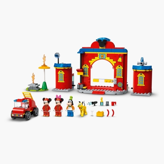 Stația și camionul de pompieri ale lui Mickey și prietenilor săi, 10776 Disney, +4 ani