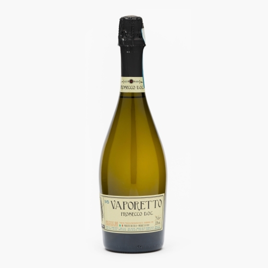 Vin spumant alb brut Vaporetto Prosecco, 11%, 0.75l
