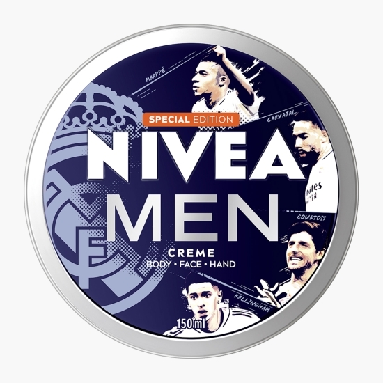 Cremă pentru față, corp și mâini Men, ediție limitată Real Madrid 150ml