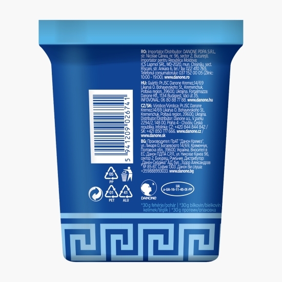 Iaurt grecesc natur proteic, 4% grăsime, 350g