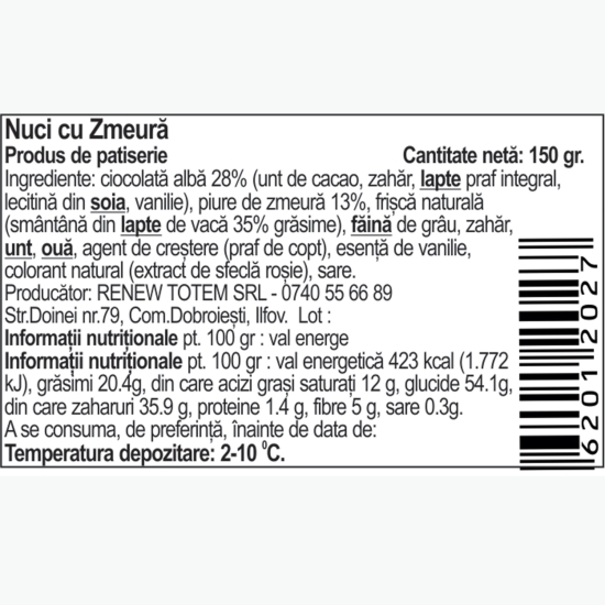 Nuci cu zmeură 150g