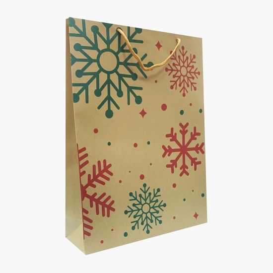 Pungă cadou mare Crăciun (31.5x10x42cm)