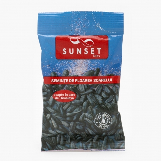 Semințe negre de floarea-soarelui coapte cu sare 40g