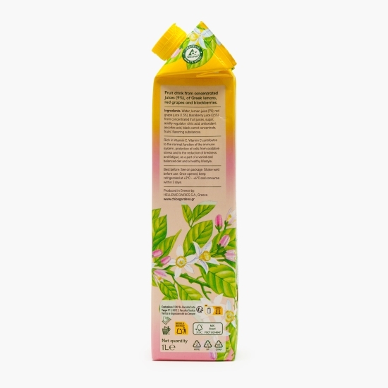 Limonadă roz cu struguri și mure 1l