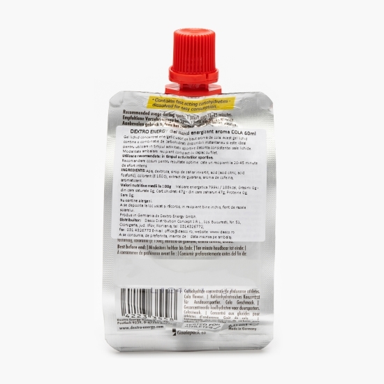 Gel lichid energizant aromă cola 60ml