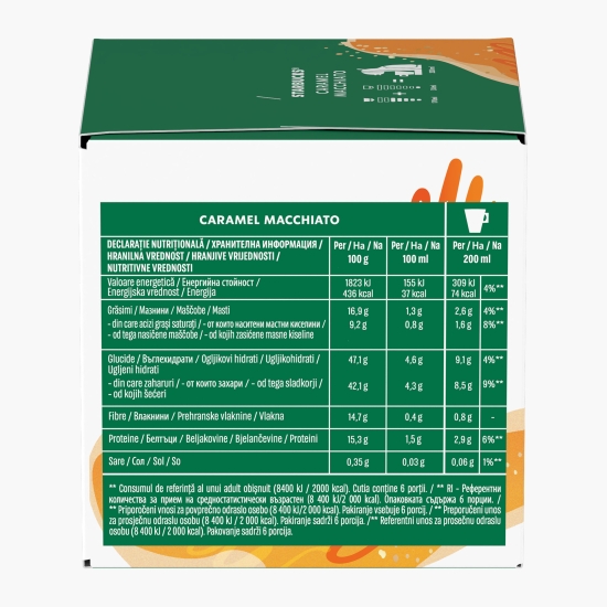 Caramel Macchiato, 6 băuturi, 127.8g, capsule cafea