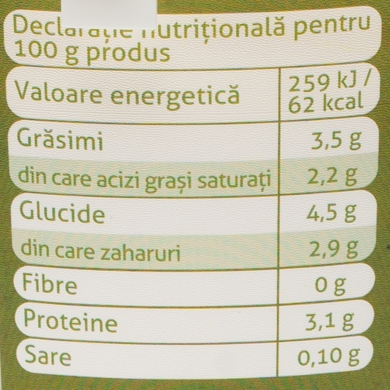 Iaurt gras eco 3.5% grăsime 900g