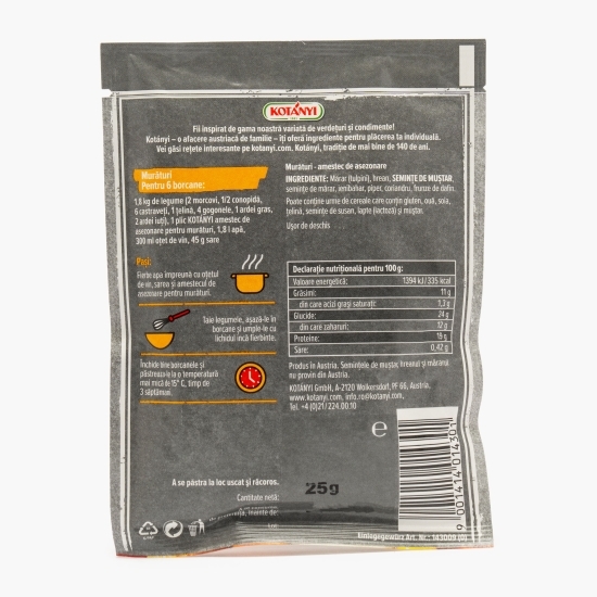 Amestec condimente pentru murături 25g