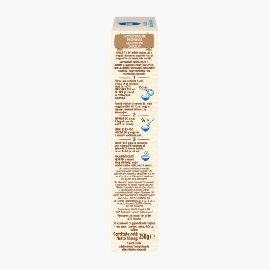 Cereale Somn ușor grâu și 5 fructe, +8 luni, 250g