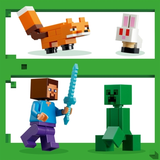 Aventura din Taiga a lui Steve, 21583 Minecraft, 79 piese, +6 ani