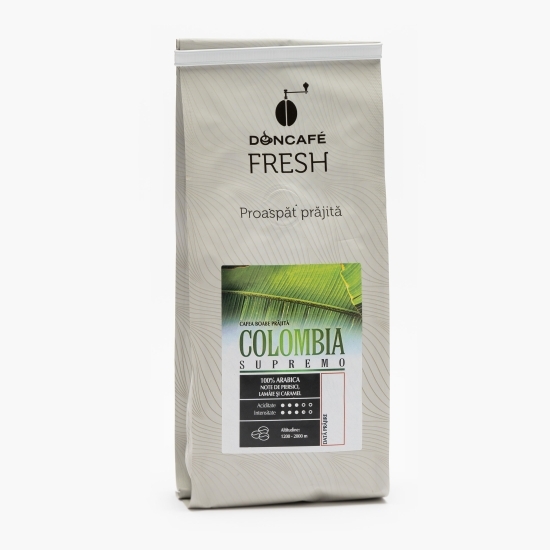 Cafea boabe de origine Colombia proaspăt prăjită 250g 