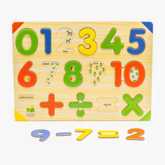 Puzzle-Să învățăm numerele 3+ ani