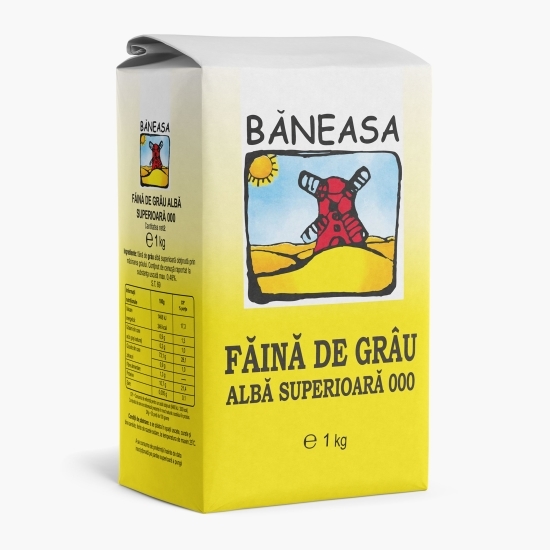 Făină de grâu albă superioară 000 1kg