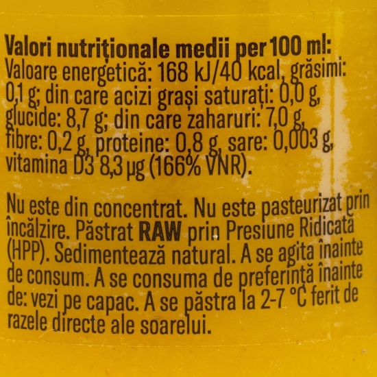 Raw shot cu vitamina D 60ml