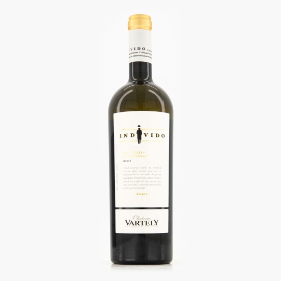 Vin alb sec Individo Pinot Gris & Chardonnay, 14%, 0.75l