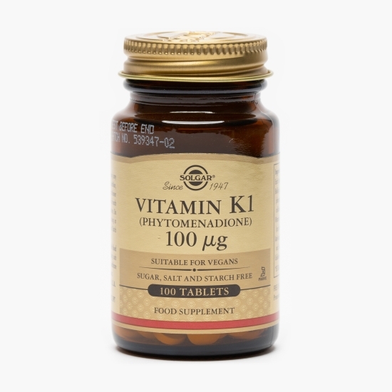 Vitamina K1 100μg 100 tablete