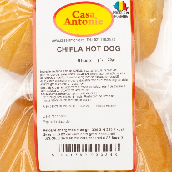 Chiflă hot dog 6x30g