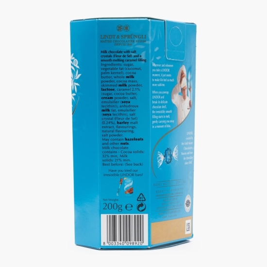 Bomboane de ciocolată cu caramel sărat, 17 buc, 200g