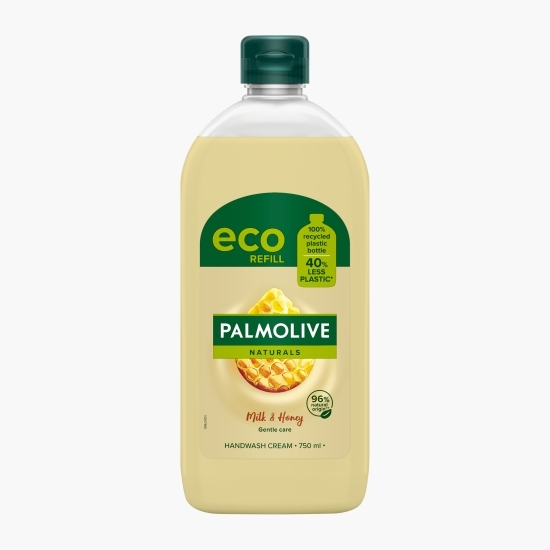 Rezervă săpun lichid Naturals Milk&Honey, eco refill 750ml