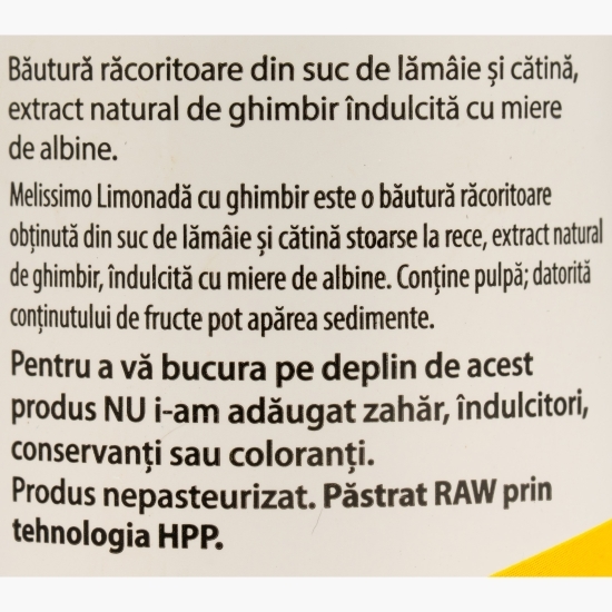 Limonadă cu ghimbir, cătină și miere, 0.4l