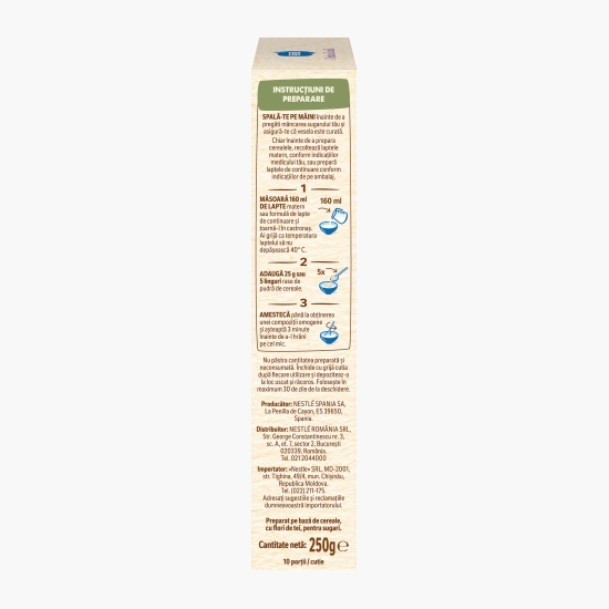 Cereale Somn ușor „Flori de tei”, +6 luni, 250g