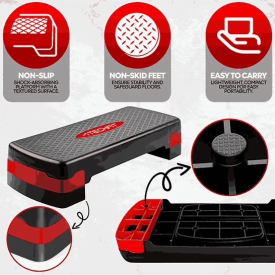 Stepper aerobic cu 2 trepte