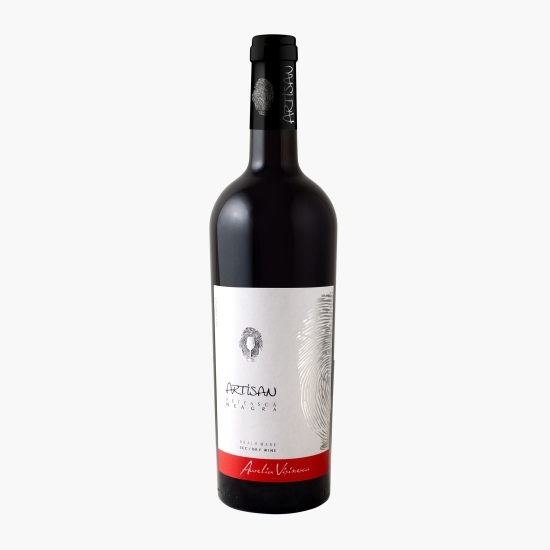 Vin roșu sec Fetească Neagră, 14%, 0.75l 