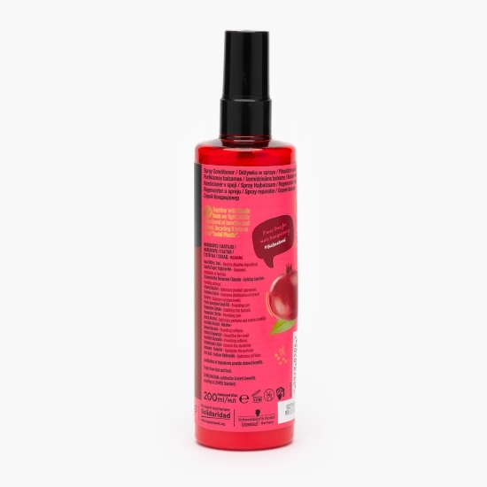 Balsam spray bio pentru păr cu ulei de rodie 200ml