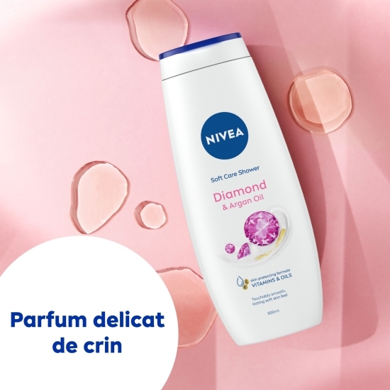 Gel de duș Diamond & Argan Oil 0.5l