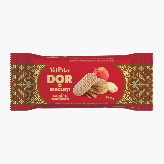 Biscuiți cu măr și scorțișoară 55g