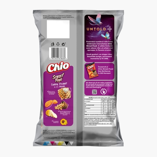 Chips cu aromă de curry picant în stil indian 120g