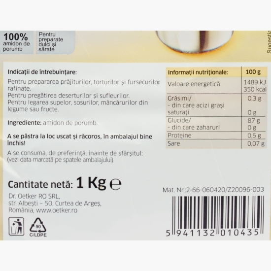 Gustin amidon alimentar din porumb 1kg