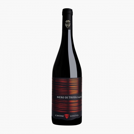 Vin roșu eco Nero di Troia, 13.5%, 0.75l