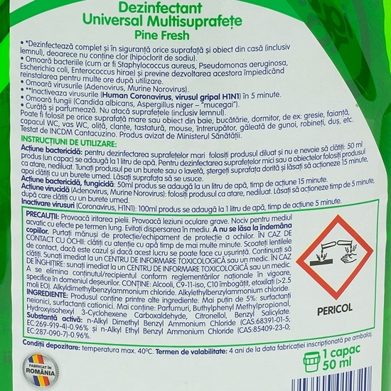 Dezinfectant universal multisuprafețe Pine Fresh 1.5l