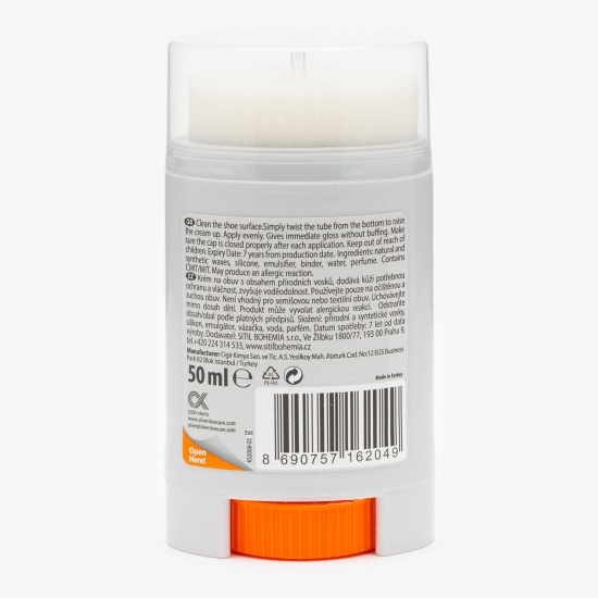 Cremă pantofi cu aplicator Twist & Shine 50ml