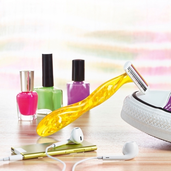 Aparat de ras pentru femei Miss Soleil Colour Collection, 3 lame, 3 buc