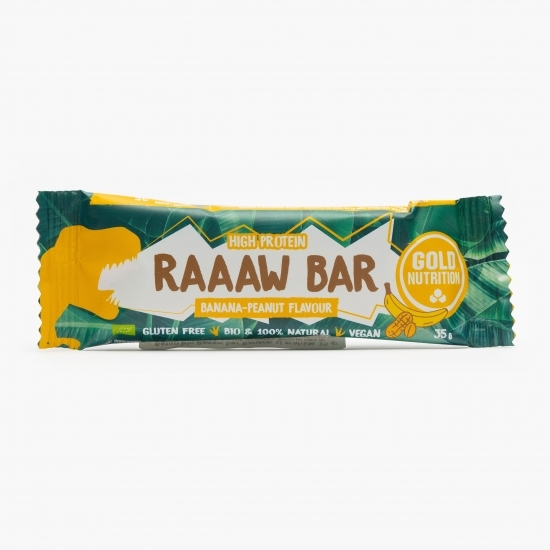 Baton eco Raaaw Bar banane și arahide 35g