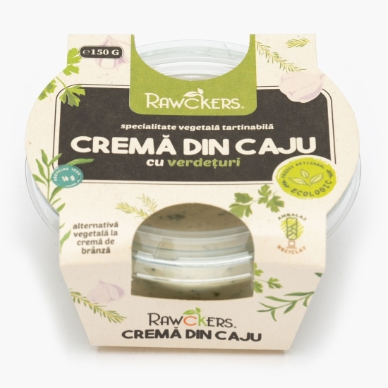 Cremă tartinabilă din caju cu verdețuri eco 150g