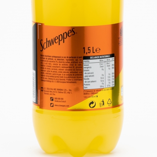 Băutură carbogazoasă portocală zero zahăr 1.5l