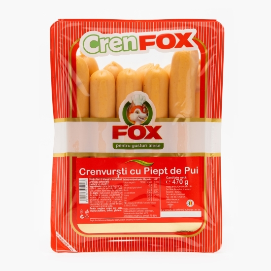 Crenvurști cu piept de pui 470g