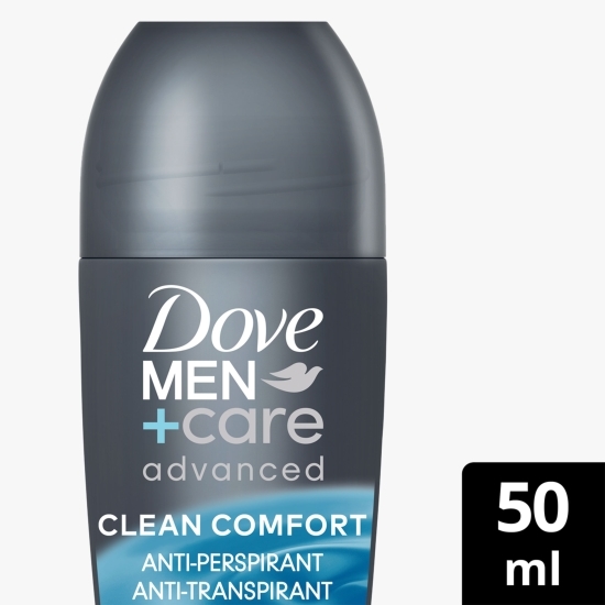 Deodorant antiperspirant roll-on Men+care Advanced Clean Comfort, 50ml