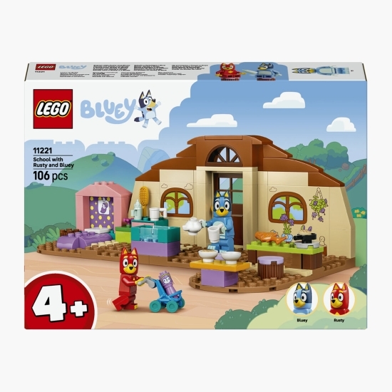 La școală cu Rusty și Blue, 11221 Bluey, 106 piese, +4 ani